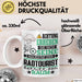 Radtourist Geschenk Tasse Lustiger Spruch Erheben Sie Sich Der Radtourist Betritt den Raum Weiß Trendation