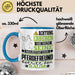 Pferdefreund Geschenk Tasse Lustiger Spruch Erheben Sie Sich Der Pferdefreund Betritt den Raum Blau Trendation