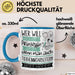 Tierheimmitarbeiterin Tasse Geschenk Spruch Wer Will Schon Prinzessin Sein Wenn Man Auch Tierheimmitarbeiterin Sein Kann Blau Trendation