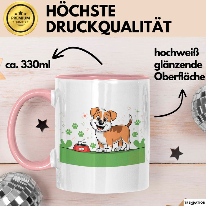 Hundebesitzer Tasse Geschenk Lustige Geschenkidee Spruch Für Hunde Eltern Rosa Trendation