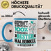 Halbonkel Geschenk Lustiger Spruch für Halbonkel Geschenkidee Bester Halbonkel Der Welt Blau Trendation