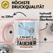 Taucher Geschenk Tasse So Gut Kann Nur Ein Taucher Aussehen Geschenkidee Kaffee-Becher Rosa Trendation