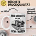 Lkw Fahrer Trucker Tasse Geschenk Lustige Geschenkidee Spruch Mir Reichts Ich Geh Lkw Fahren Weiß Trendation