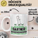 Gärtner Geschenk Tasse Ich Bin Gärtner Aber Sag Doch Einfach Superheld Lustige Geschenkdiee für Gärtner Kaffee-Becher Weiß Trendation
