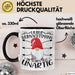 Lustige Tasse Weihnachten Lieber Weihnachtsmann Die Waren Alle Unartig Kaffee-Becher Geschenkidee Wichteln Wichtelgeschenk Schwarz Trendation