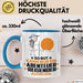 Abenteurreisender Geschenk Tasse So Gut Kann Nur Ein Abenteurreisender Aussehen Geschenkidee Kaffee-Becher Blau Trendation