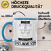 Drummerin Tasse Geschenk Becher Stark Attraktiv Furchtlos Drummerin Lustige Geschenkidee Blau Trendation