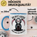 Sensenmann Tasse Geschenk Lustige Geschenkidee Spruch Du Bist Lustig Dich Hole Ich Zuletzt! Blau Trendation