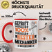 Mechaniker Geschenk Lustiger Spruch für Mechaniker Geschenkidee Bester Mechaniker Der Welt Rot Trendation