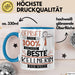 Beste Kellnerin Der Welt Tasse Geschenk für Eine Kellnerin Geprüft Und Sicher Geschenkidee Geburtstag Weihnachten Blau Trendation