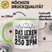 Raver Tasse Geschenk Das Leben Beginnt Ab 250 Bpm Grün Trendation