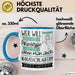 Marathonläuferin Tasse Geschenk Spruch Wer Will Schon Prinzessin Sein Wenn Man Auch Marathonläuferin Sein Kann Blau Trendation