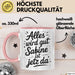 Sabine Tasse Geschenk Alles Ist Gut Sabine Ist Jetz Da Geschenkidee Becher mit Name Rosa Trendation