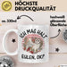 Eulen Liebhaber Tasse Geschenk Ich Mag Halt Eulen Ok Kaffee-Becher Eulenfans Geschenkidee Weiß Trendation