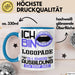 Logopäde Ausbildung Tasse Geschenk Ich Bin Logopäde In Der Ausbildung Ich Darf Das Geschenkidee Spruch Blau Trendation