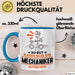 Mechaniker Geschenk Tasse So Gut Kann Nur Ein Mechaniker Aussehen Geschenkidee Kaffee-Becher Blau Trendation