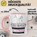 Pferdetherapeutin Weil Es Keinen Schöneren Beruf Gibt Tasse Geschenk für Eine Pferdetherapeutin Lustig Rosa Trendation