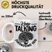 Psychotherapeut Geschenk Tasse Spruch Keep Talking I'm Diagnosing You Seelenklempner Seelenarzt Kaffee-Becher Therapeut Weiß Trendation