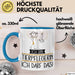 Geschenk für Tierpflegerin Tasse Lustige Geschenkidee Geburtstag Ich Bin Tierpflegerin Ich Darf Das Blau Trendation