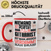 Gitarrist Geschenk Tasse Lustige Geschenkidee für Gitarrist Geburtstag Kaffee-Becher Niemand Ist Perfekt Aber Als Gitarrist Ist Man Nah Dran Rot Trendation