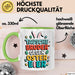Ostern Tasse Geschenk Tausche Bruder gegen Ostereier Geschenkidee Lustig Grün Trendation