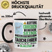 Tauchlehrer Geschenk Tasse Lustiger Spruch Erheben Sie Sich Der Tauchlehrer Betritt den Raum Schwarz Trendation