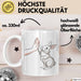 Hasen Papa Mama Tasse Geschenkidee Für Hasen-Liebhaber Und Besitzer Weiß Trendation