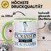Polizistin Geschenk Tasse Becher Die Frau Die Allen Kann Geschenkidee für eine Polizistin Lustig Grün Trendation