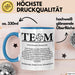 Bürokollege Tasse Geschenkidee Team Definition Kollege Blau Trendation