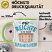 Lustige Tasse Geschenk Mir Reichts Ich Geh Saunieren Spruch Grün Trendation