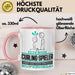 Curling-Spieler Geschenk Tasse Ich Bin Curling-Spieler Aber Sag Doch Einfach Superheld Lustige Geschenkdiee für Curling-Spieler Kaffee-Becher Rosa Trendation