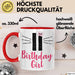 11 Birthday Girl Tasse Mädchen Geschenk 11. Geburtstag Witzig Rot Trendation