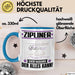 Zipliner Tasse Geschenk für Zipliner Der Mann Der Alles Kann Geschenkidee zum Geburtstag Blau Trendation
