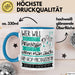 Hip-Hop-Produzentin Tasse Geschenk Spruch Wer Will Schon Prinzessin Sein Wenn Man Auch Hip-Hop-Produzentin Sein Kann Blau Trendation
