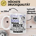 Beste Elektronische Musikproduzentin Der Welt Tasse Geschenk für Eine Elektronische Musikproduzentin Geprüft Und Sicher Geschenkidee Geburtstag Weihnachten Weiß Trendation