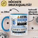 Aquarium-Hobbyistin Tasse Geschenk Lustiger Spruch Bitte Erheben Sie Sich Seine Majestät Die Aquarium-Hobbyistin Betritt Den Raum Blau Trendation