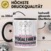 Yogalehrer Geschenk Tasse Ich Bin Yogalehrer Aber Sag Doch Einfach Superheld Lustige Geschenkdiee für Yogalehrer Kaffee-Becher Schwarz Trendation
