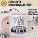 Halbenkel Geschenk Tasse So Gut Kann Nur Ein Halbenkel Aussehen Geschenkidee Kaffee-Becher Rosa Trendation