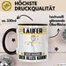 Läufer Tasse Geschenk für Läufer Der Mann Der Alles Kann Geschenkidee zum Geburtstag Schwarz Trendation
