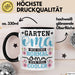 Garten Oma Tasse Geschenk Muttertag Witziger Spruch Cooler Becher Schwarz Trendation