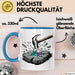 Geologe Tasse Geschenkidee für Felsenliebhaber Blau Trendation