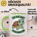 Schildkröte Tierliebhaber Tasse Geschenk Lustige Geschenkidee Spruch Ich Mag Halt Schildkröten Grün Trendation