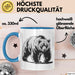 Bär Tierliebhaber Tasse Geschenk Lustige Geschenkidee Spruch Blau Trendation