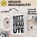 Ute Tasse Geschenk Gott Formte Die Perfekte Frau Ute Geschenkidee Weiß Trendation