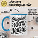 Katrin Tasse Geschenk Original 100% Katrin Geschenkidee Geburtstag Blau Trendation