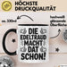 Edeltraud Tasse Geschenk Die Edeltraud Macht Dat Schon Geschenkidee Becher mit Name Schwarz Trendation