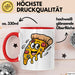 Pizzaliebhaber Tasse Geschenkidee für Pizza Slice Süchtige Rot Trendation