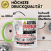 Parkour-Trainerin Tasse Geschenk Lustiger Spruch Bitte Erheben Sie Sich Seine Majestät Die Parkour-Trainerin Betritt Den Raum Grün Trendation