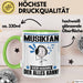 Musikfan Tasse Geschenk für Musikfan Der Mann Der Alles Kann Geschenkidee zum Geburtstag Grün Trendation