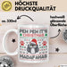 Lustige Tasse Weihnachten Pew Pew It's Christmas Madafakas Katzen Geschenkidee Liebhaber Besitzerin Weiß Trendation
